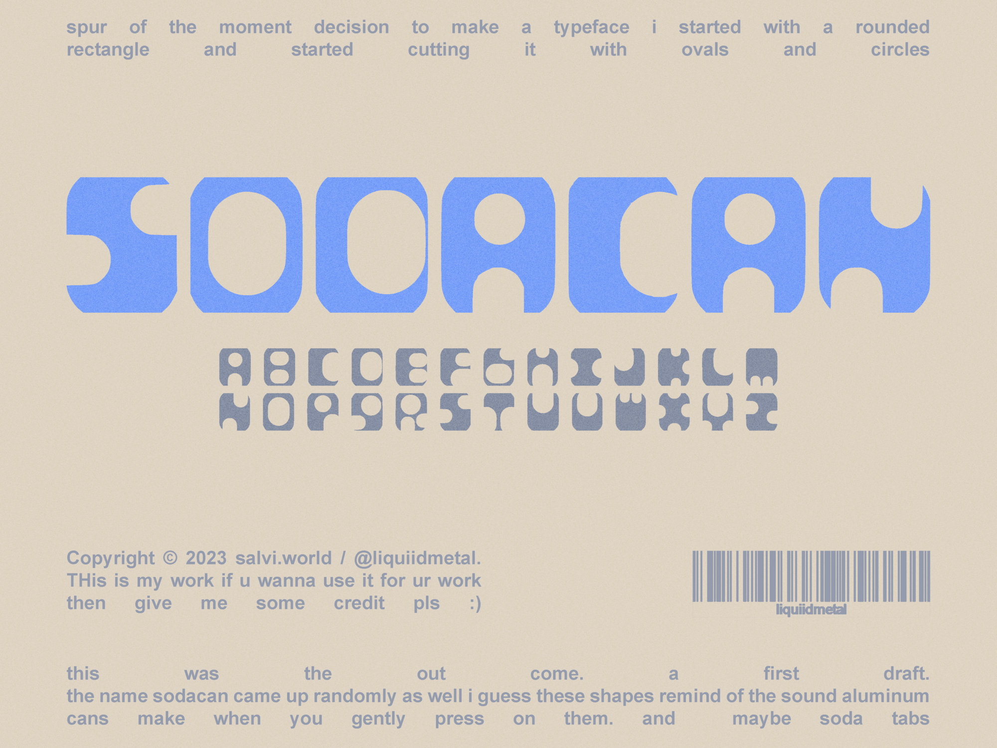 SODACAN poster